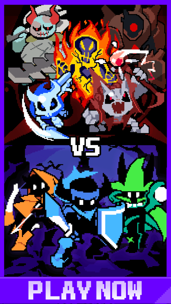 Overgeared Hero: Merge RPG versus battle gameplay screenshot